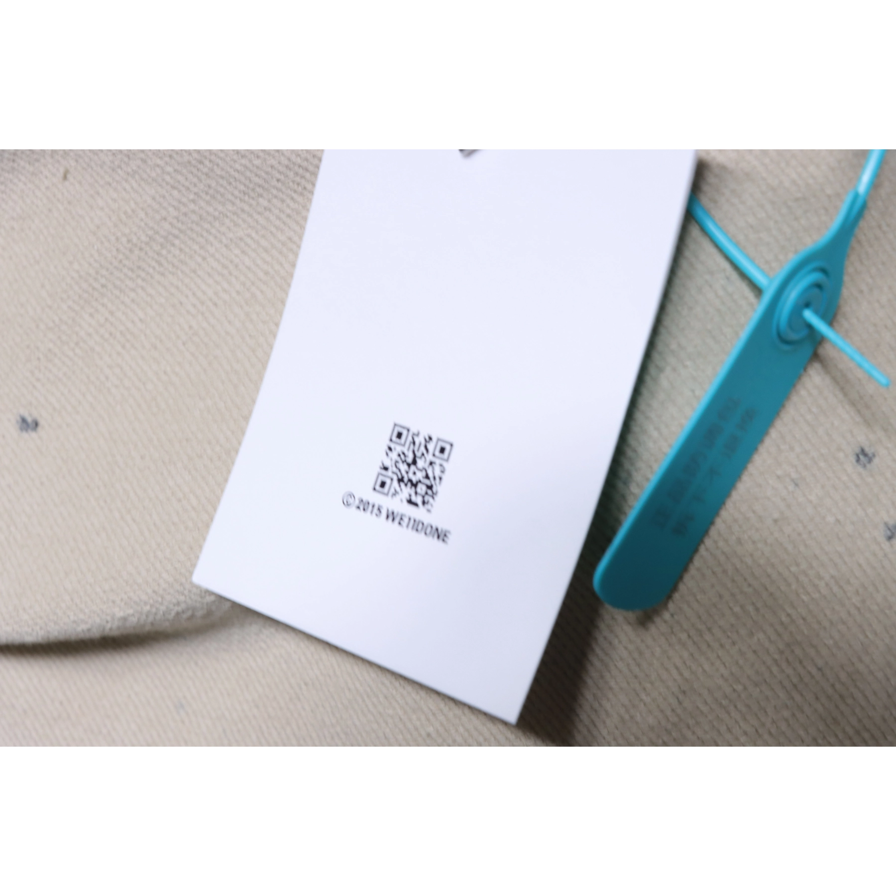 WE11DONE Irregular Graffiti Zip-Up Hoodie