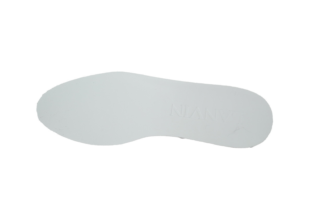 Lanvin Curb Sneakers White