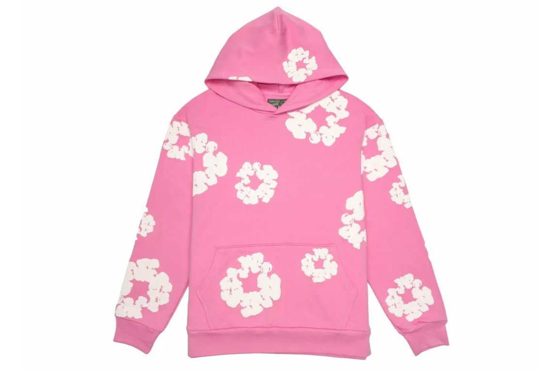 Denim Tears Cotton Wreath Sweatshirt Hoodie Pink + Amiri Jeans 5901