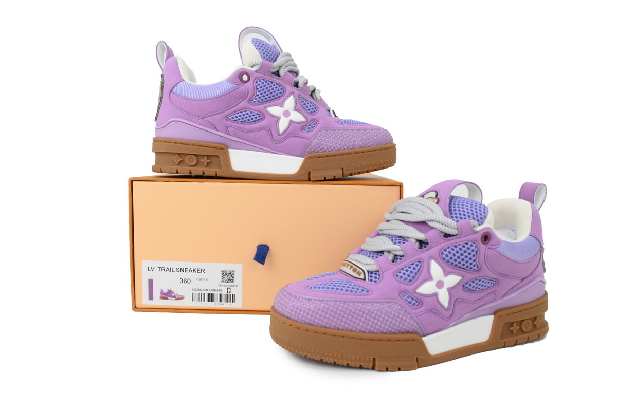 Louis Vuitton LV Skate Sneaker Purple White