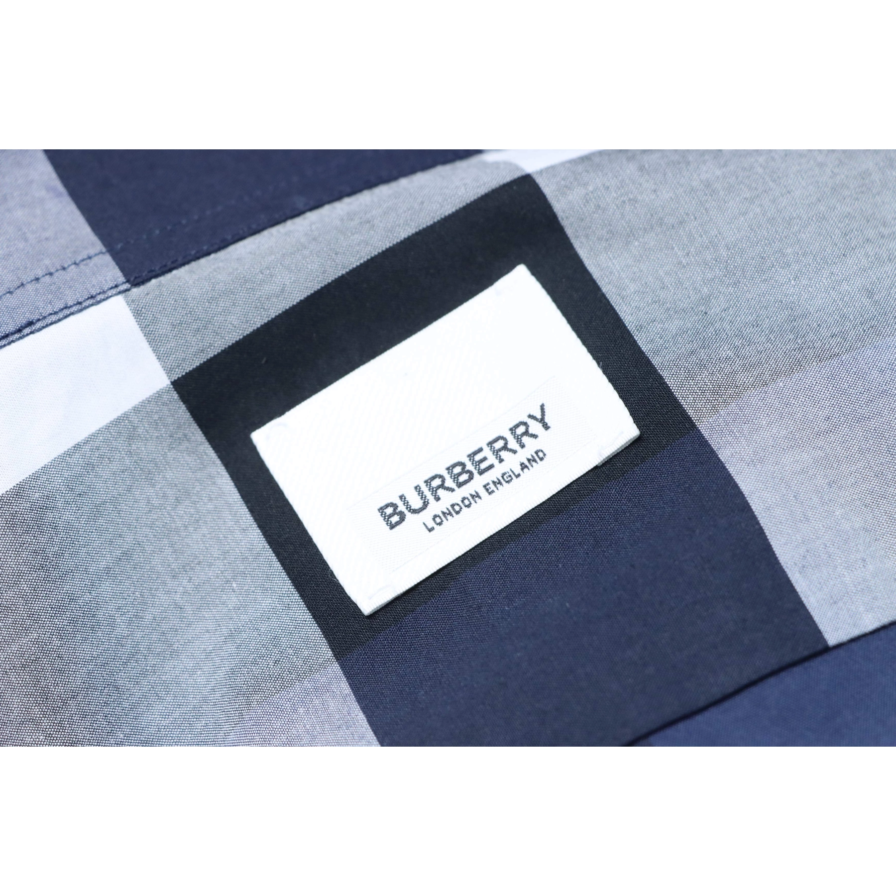 Burberry Classic Check Cotton Shirt Blue