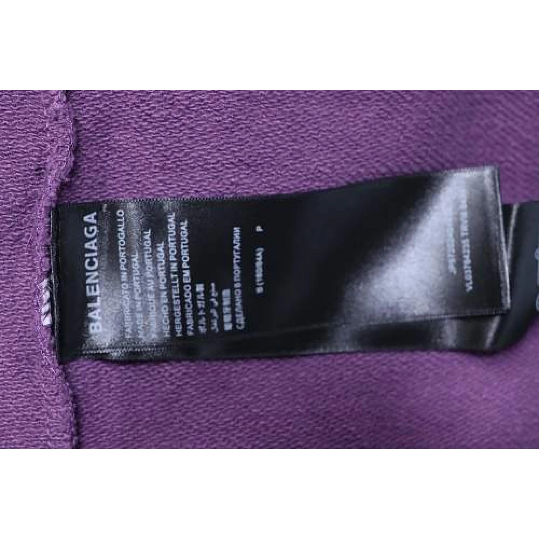 Balenciaga Political Campaign Medium Fit Hoodie Purple