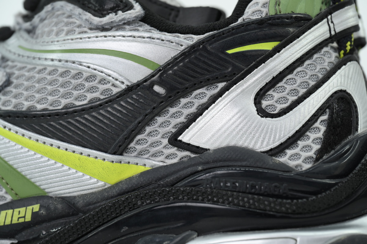 Balenciaga Wms Running Shoes Black Green 779064 W3RXP 2315