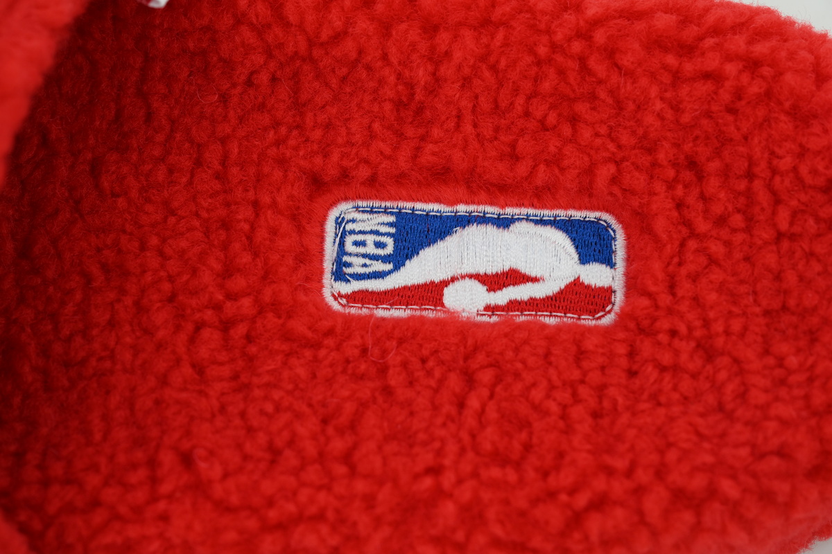NBA x Balenciaga Furry Slides Red