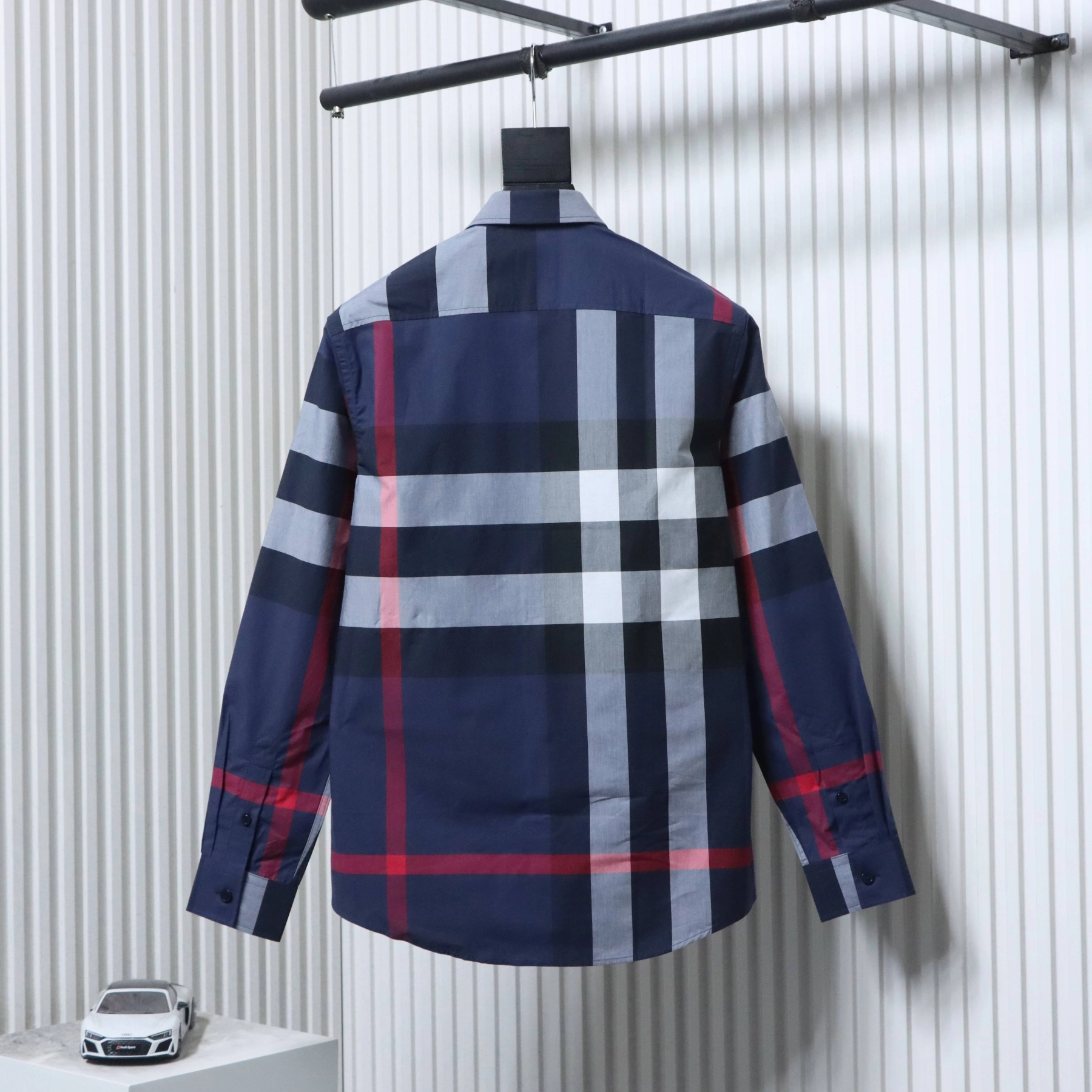 Burberry Classic Check Cotton Shirt Blue