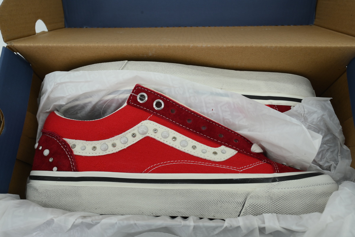 Vans Old Skool 36 'Pearlized Pack - China Red' VN000S52BLK