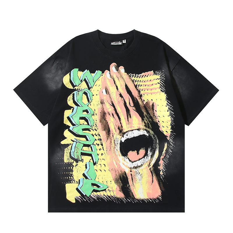 Hellstar Worship Hands T-Shirt Black