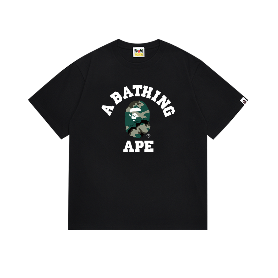 BAPE Woodland Camo College T-Shirt