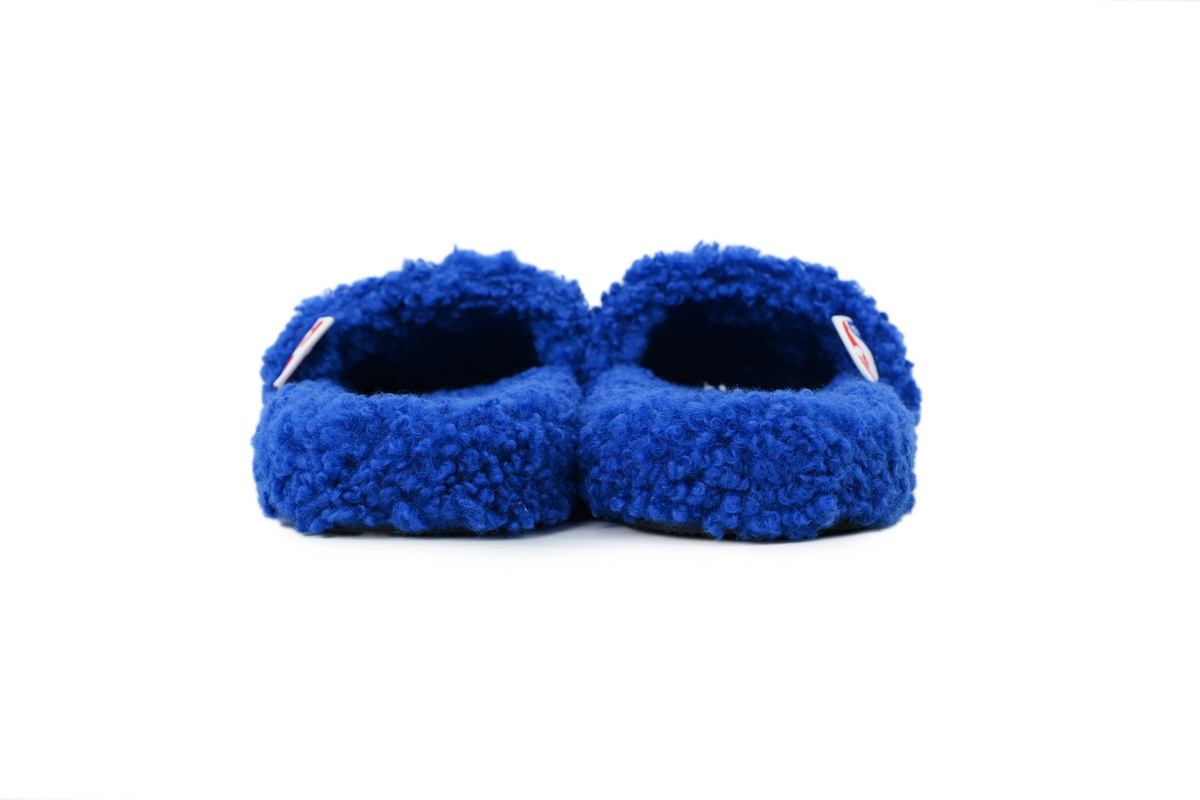 NBA x Balenciaga Furry Slides Blue
