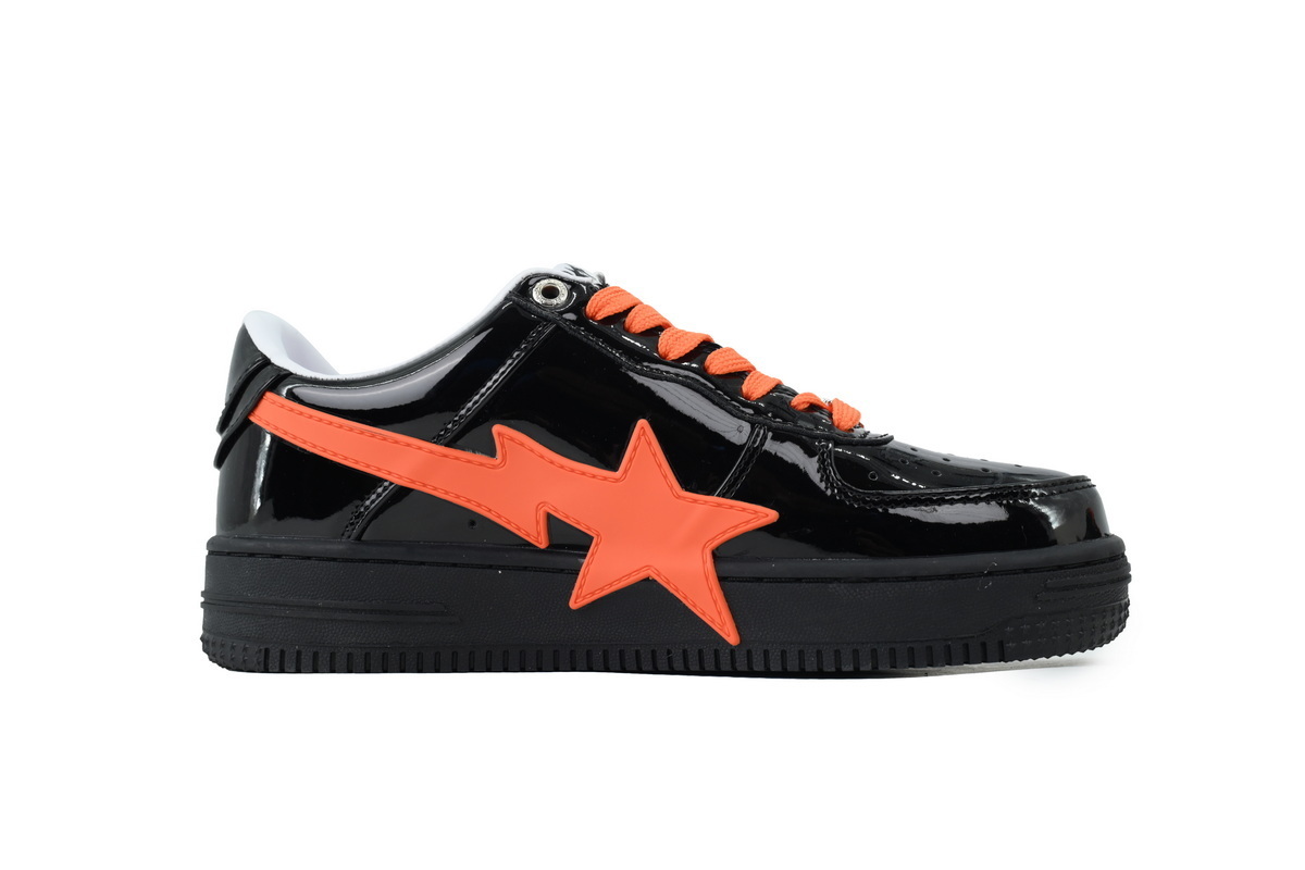 A Bathing Ape Black Tangerine Red Big Star OZX8HMX 91315M