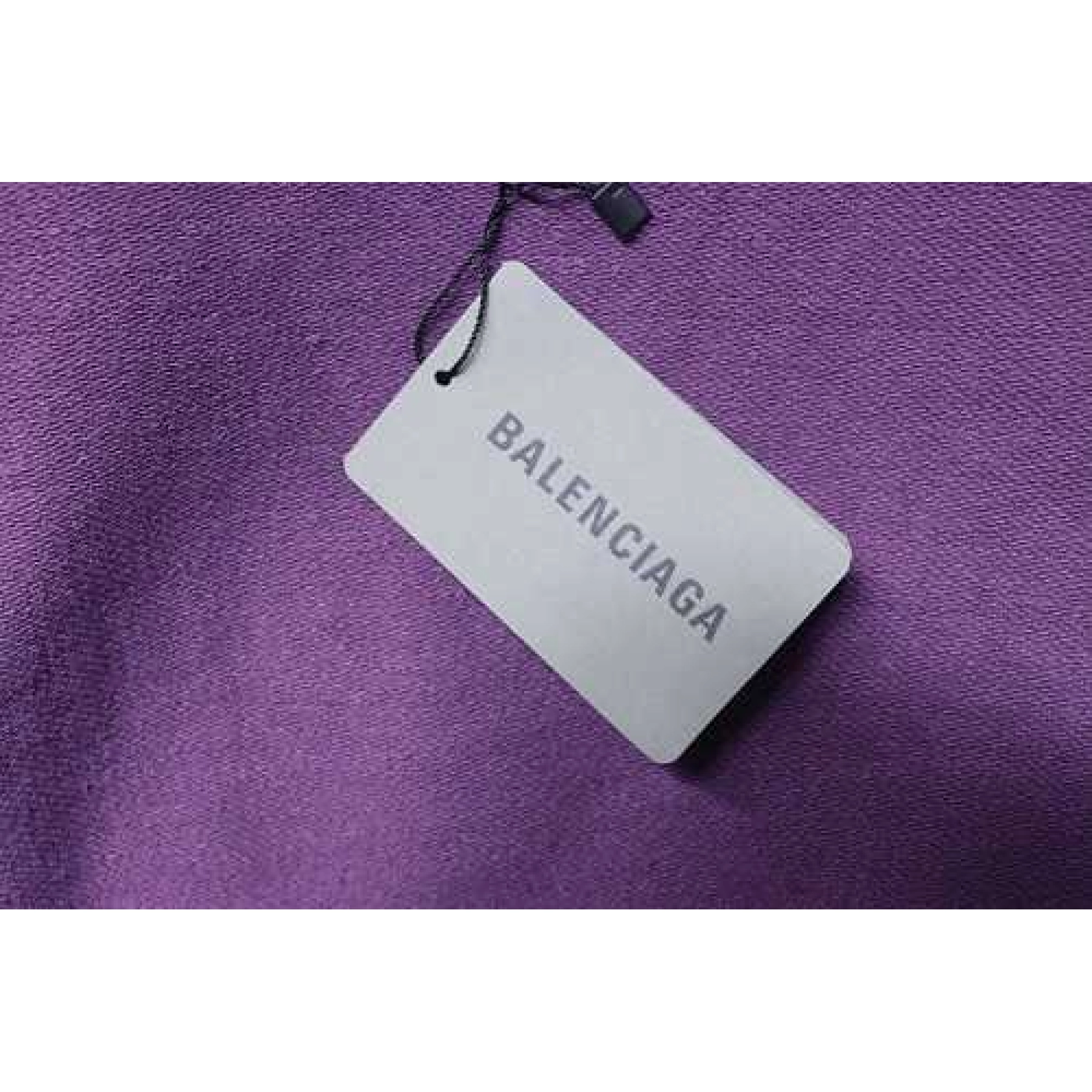 Balenciaga Political Campaign Medium Fit Hoodie Purple