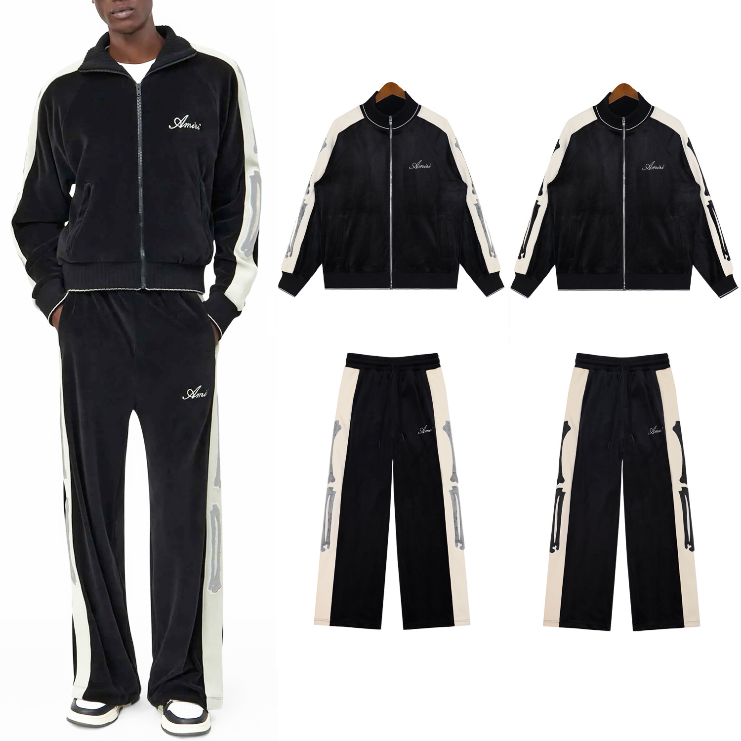 Amiri Bones Track Sweatsuit