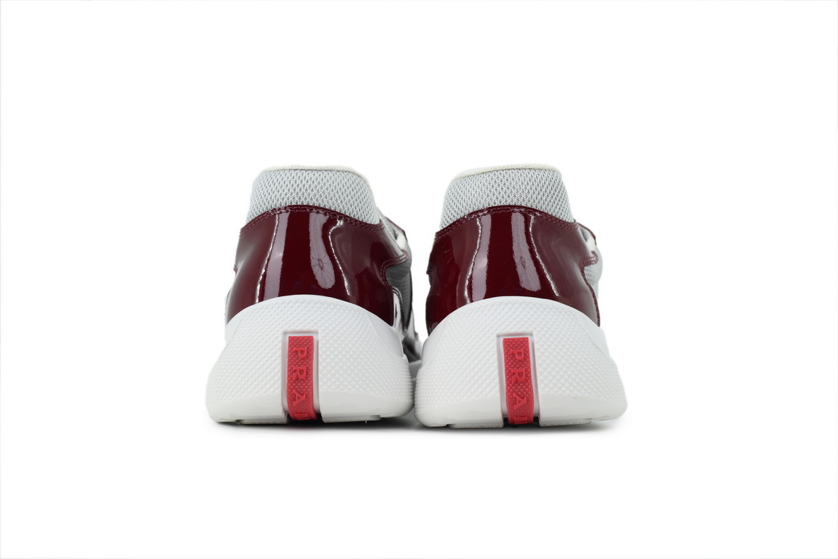Prada America's Cup Sneakers Wine Red
