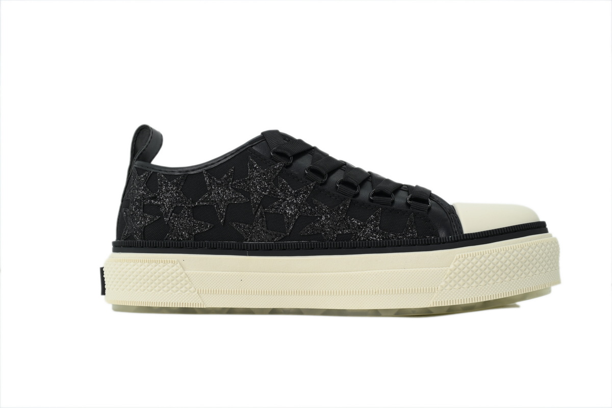 AMIRI Stars Court Diamond Black Glitter