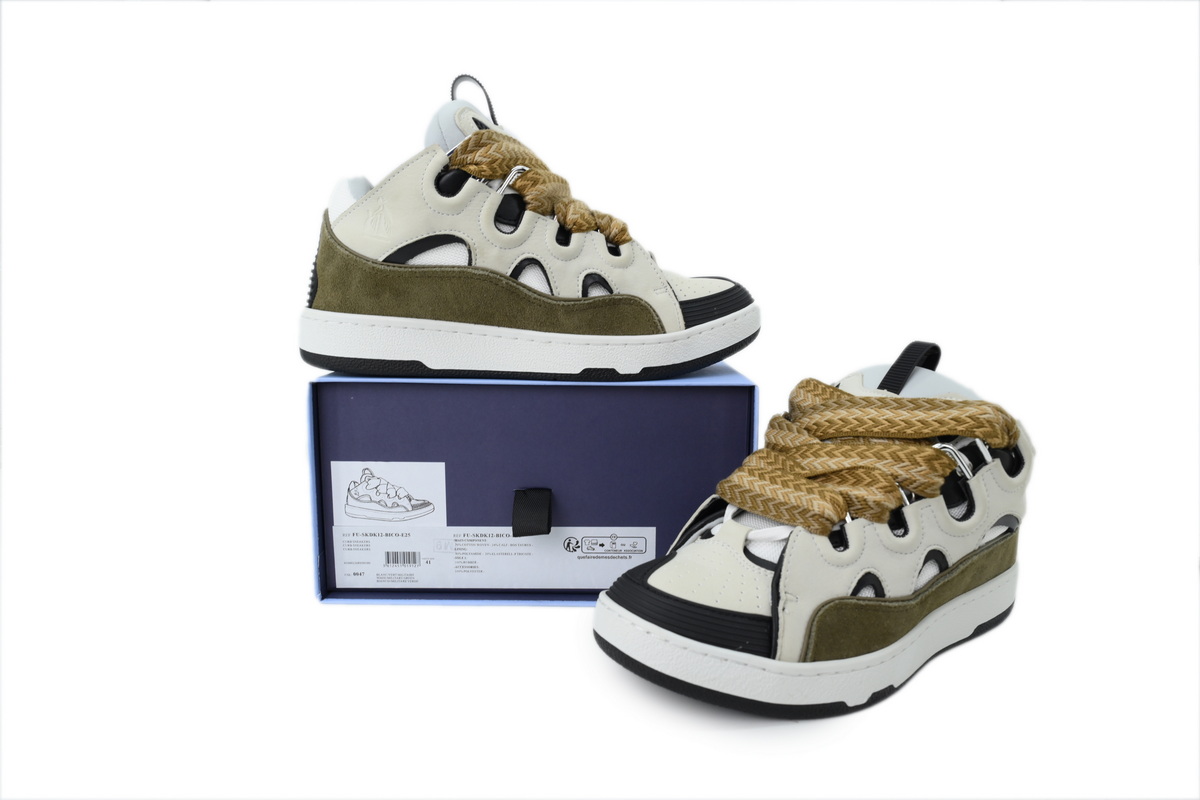 LANVIN Military Green White