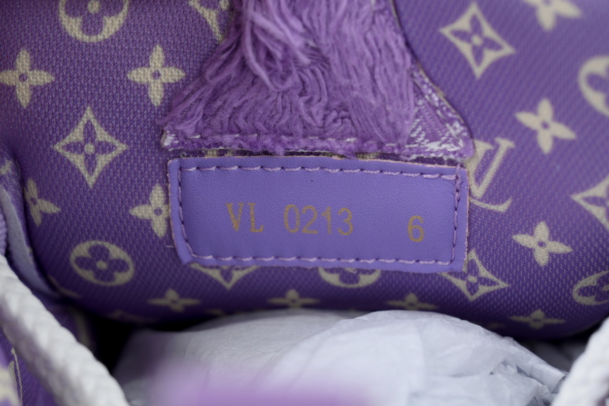Louis Vuitton LV Skate Sneaker Plum Blossom Drilling Purple
