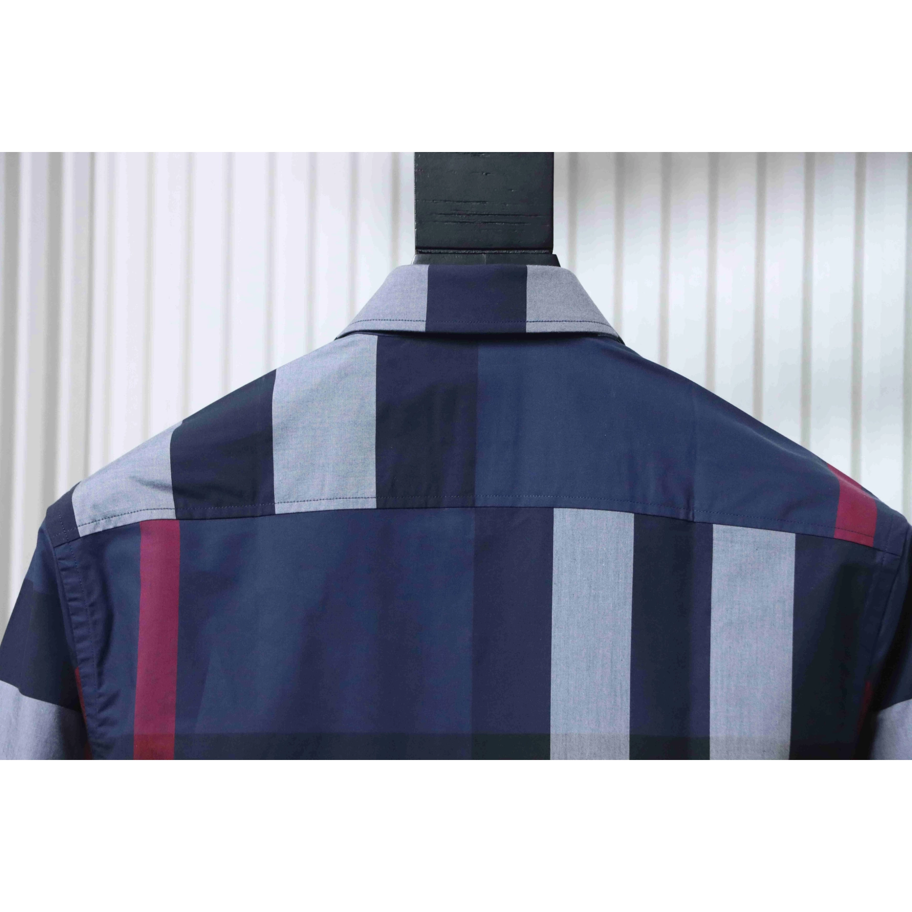 Burberry Classic Check Cotton Shirt Blue