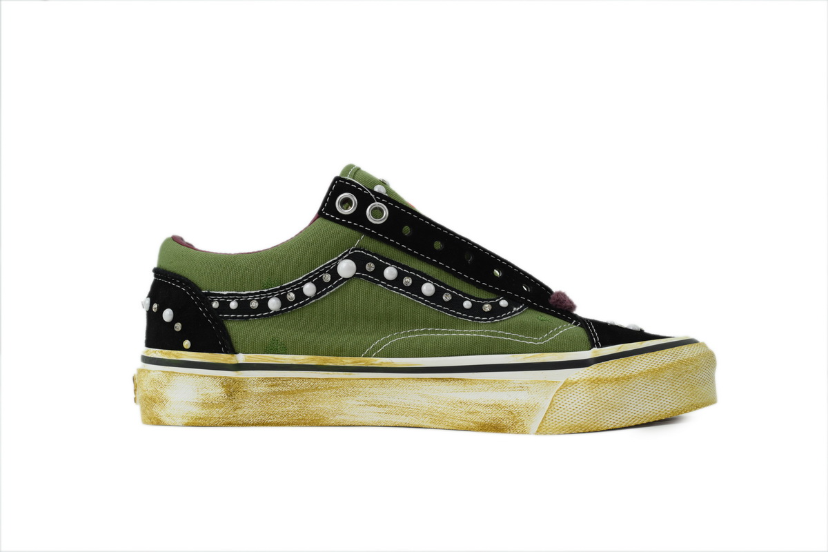 SATOSHI NAKAMOTO x Vans Old Skool Reissue 36 Pearlized Army