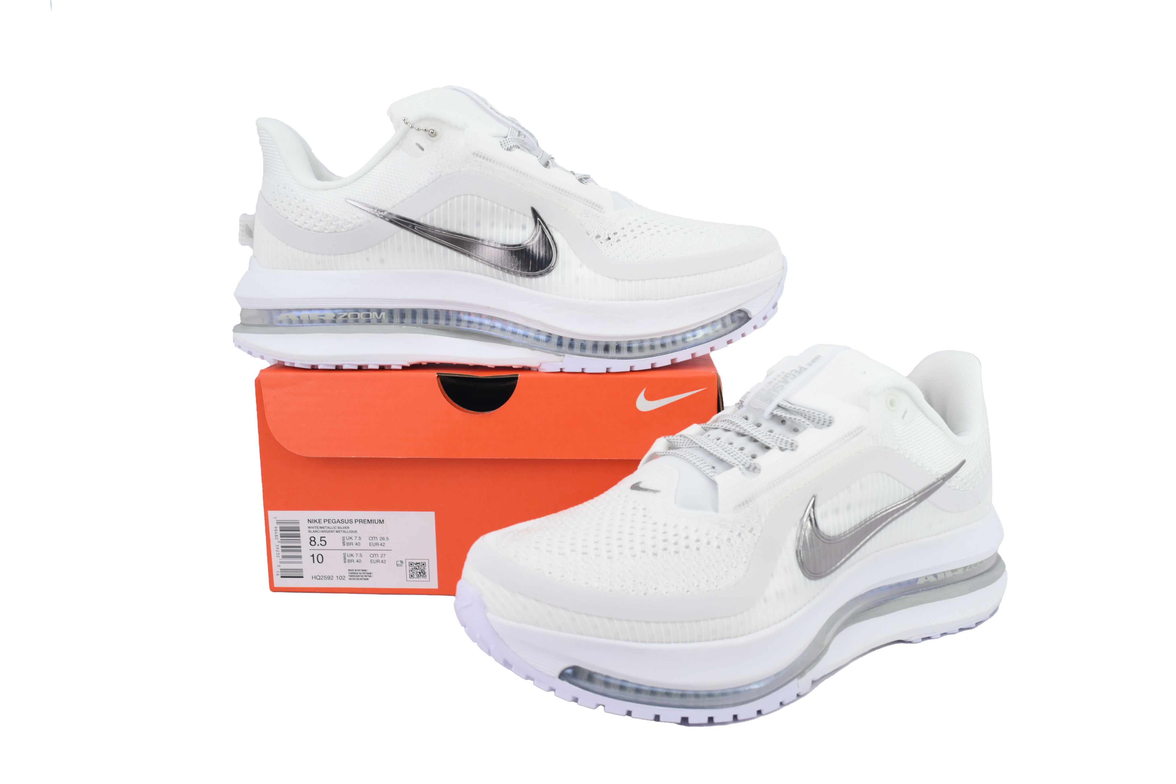 Nike Pegasus Premium White Metallic Silver HQ2592-102
