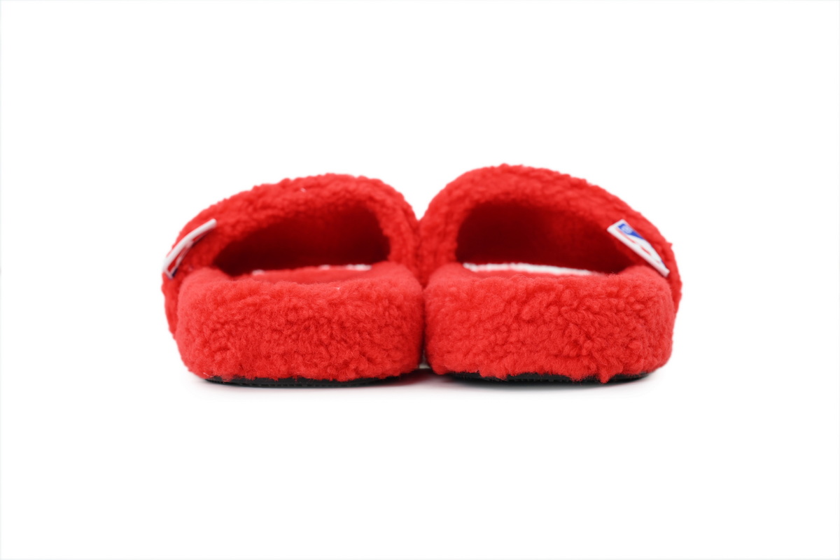 NBA x Balenciaga Furry Slides Red