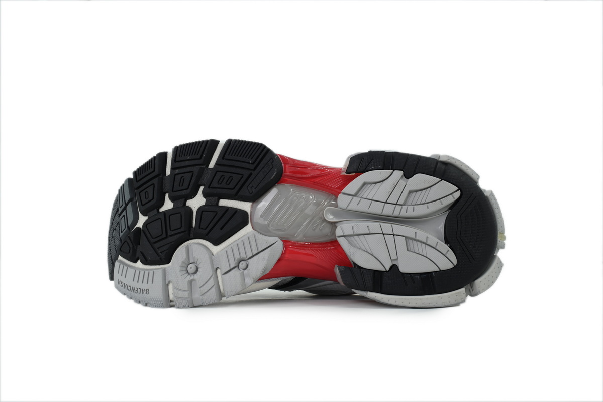 Balenciaga Wms Running Shoes White Grey Red 779064 W3RXP 9160