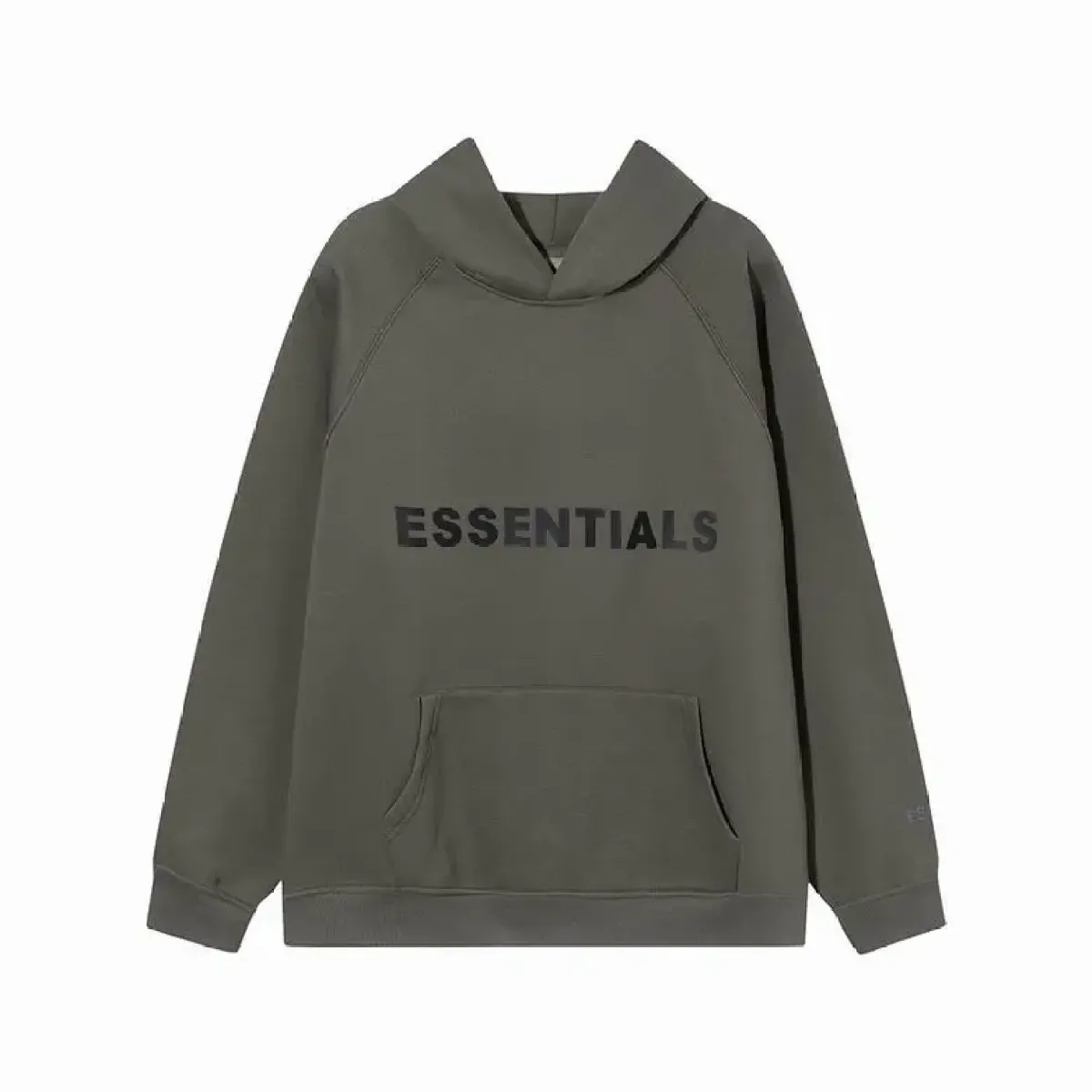 Fear Of God Essentials Pullover Hoodie Applique Logo Green
