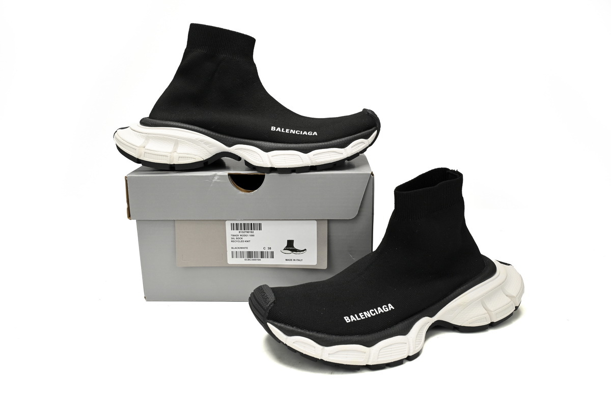 Balenciaga 3xl Sock Triple Sneakers Black White