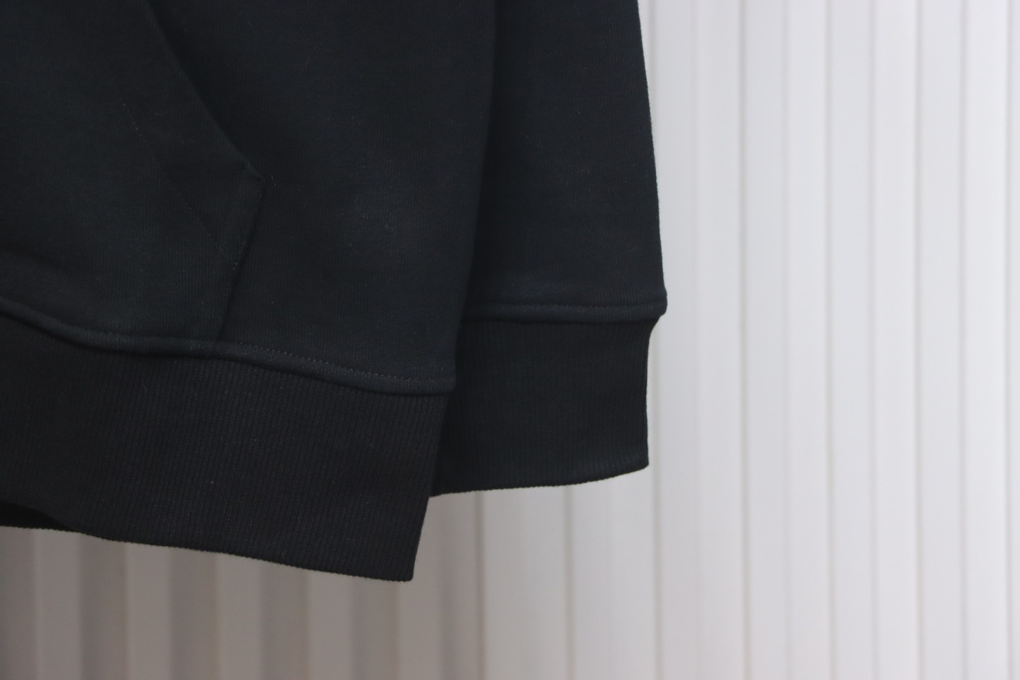 AMI Paris Ami de Coeur Cotton Zip Hoodie Black