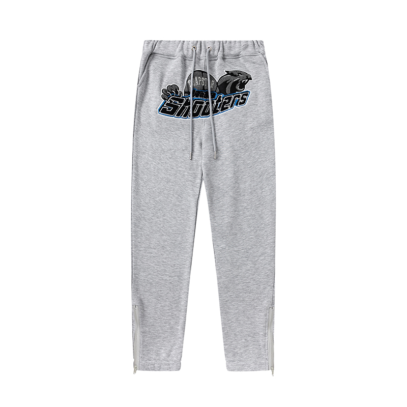 Trapstar Decoded Chenille Hoodie Tracksuit Black Grey
