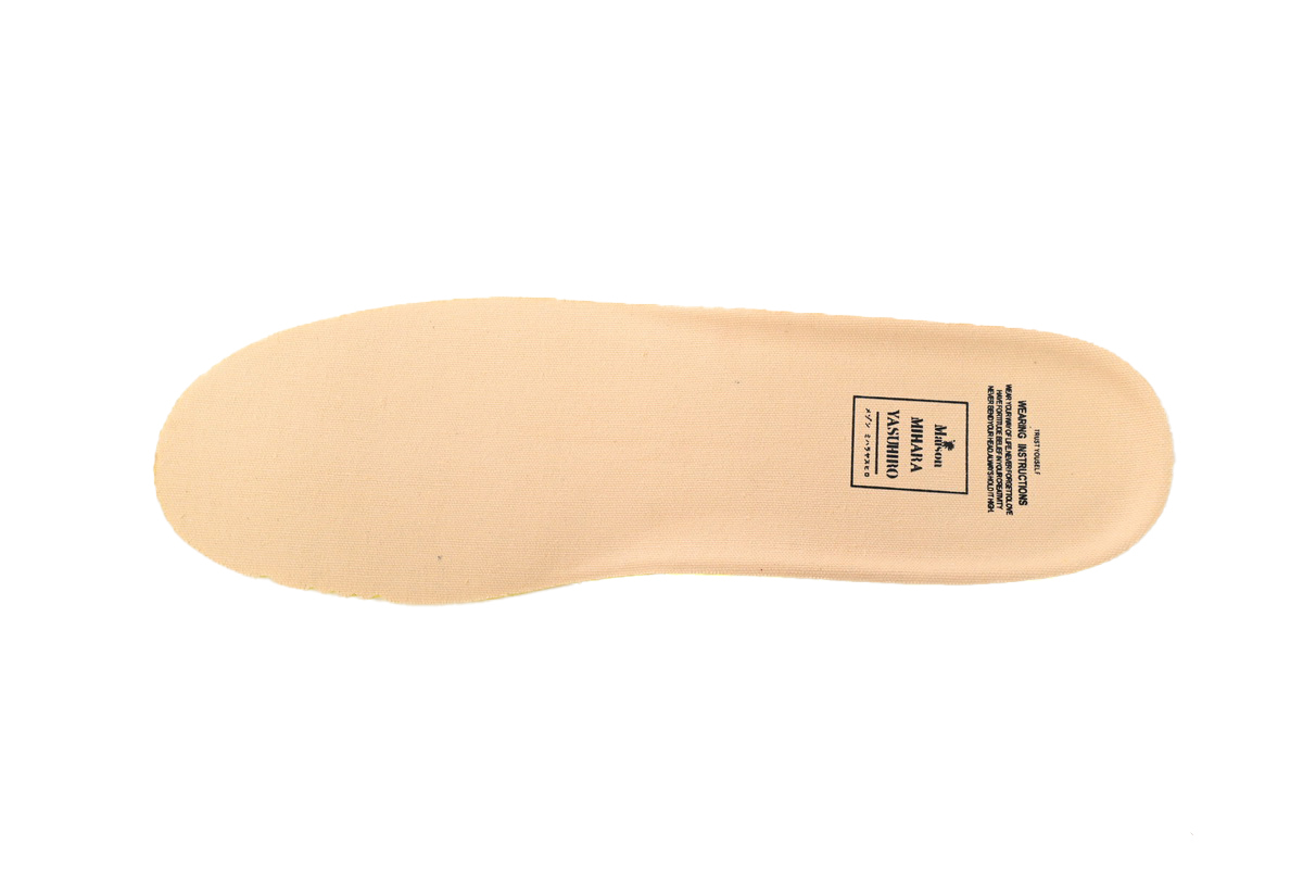 Maison MIHARA YASUHIRO OG Sole Canvas Low-top Sneaker Black And White Low NO.703