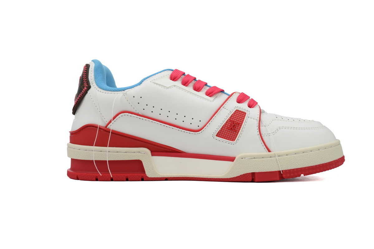 Louis Vuitton Trainer Yellow Blue