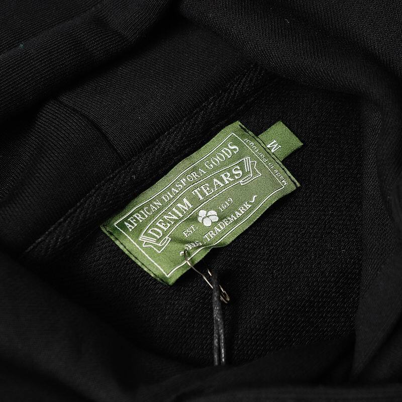 Denim Tears Cactus Tears Wreath Hoodie Black
