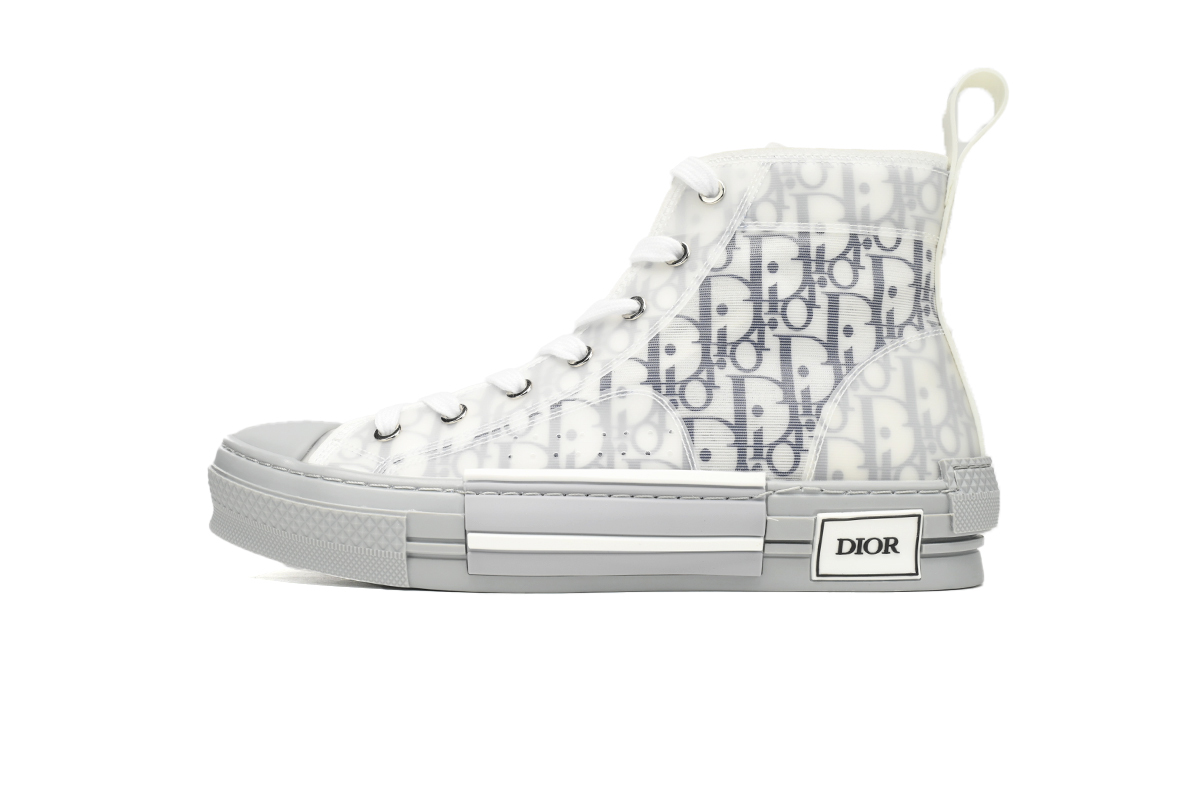 Dior B23 HT Oblique Transparency High White Blue Gray 3SN272ZIR 16536