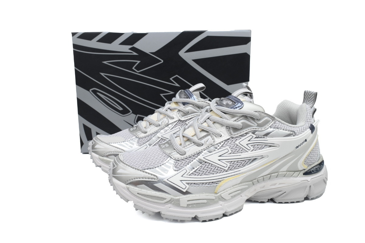 OFF-WHITE Be Right Back Military White Gray