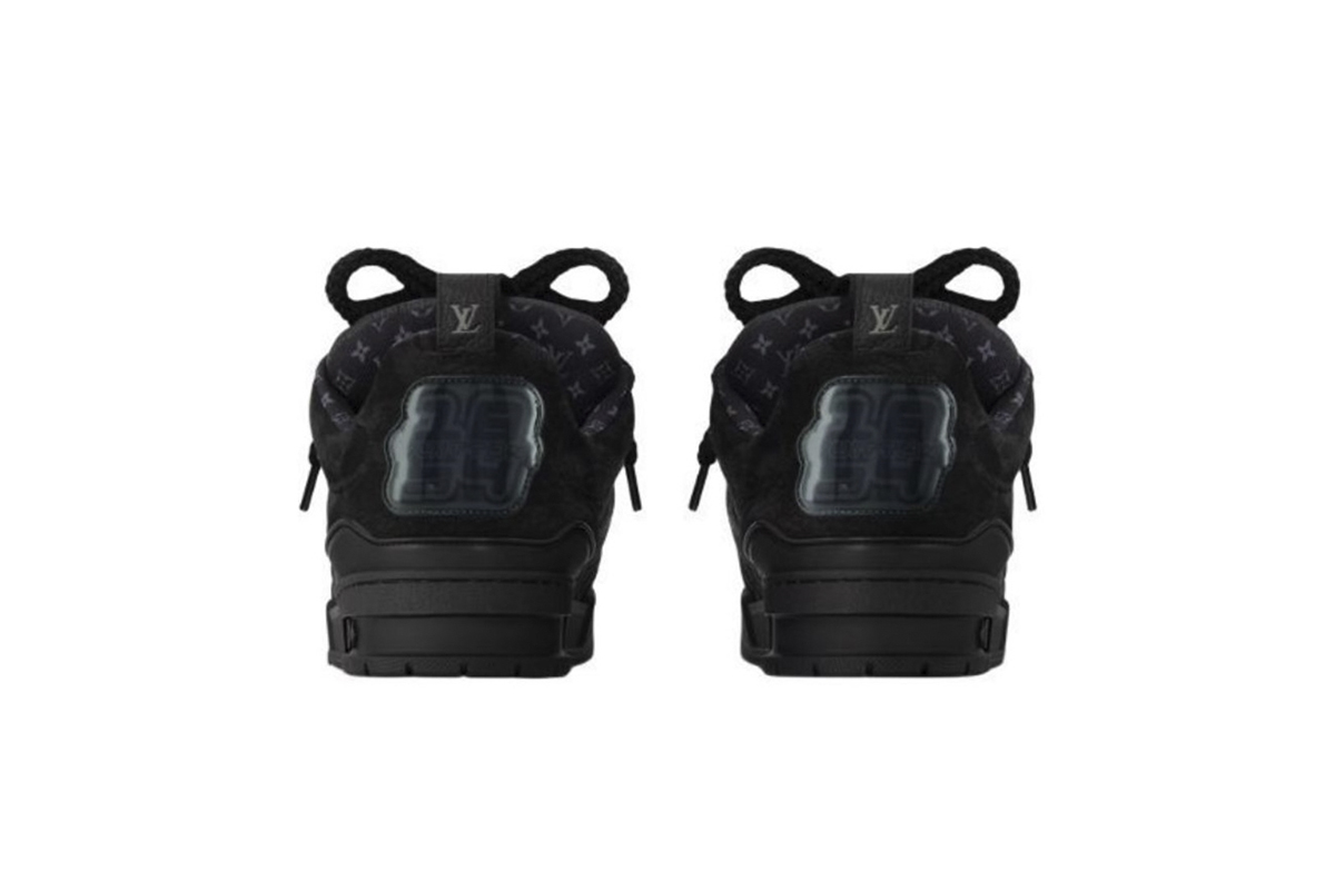 Louis Vuitton Skate Sneaker Triple Black 1ADG87