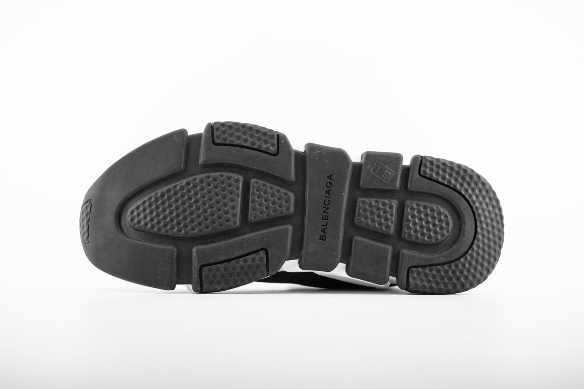Balenciaga Speed Sock Sneakers Black White