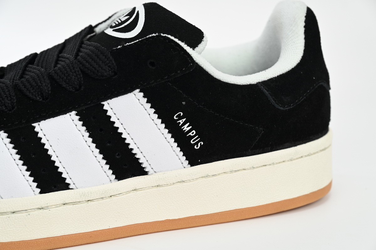 Adidas Campus Shoes Black White HQ8708