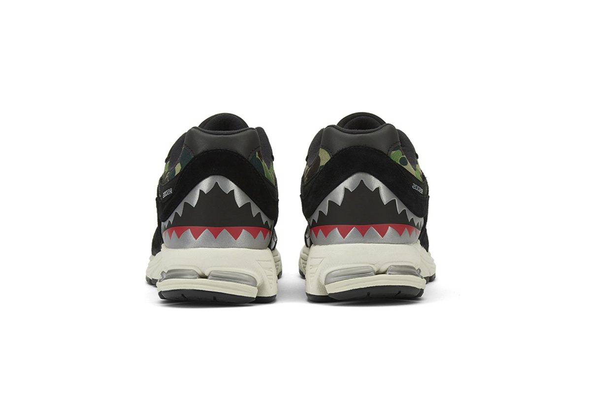 New Balance 2002R Bape Green Camo M2002RBF