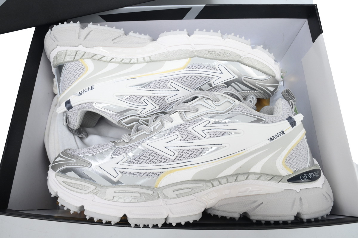 OFF-WHITE Be Right Back Military White Gray