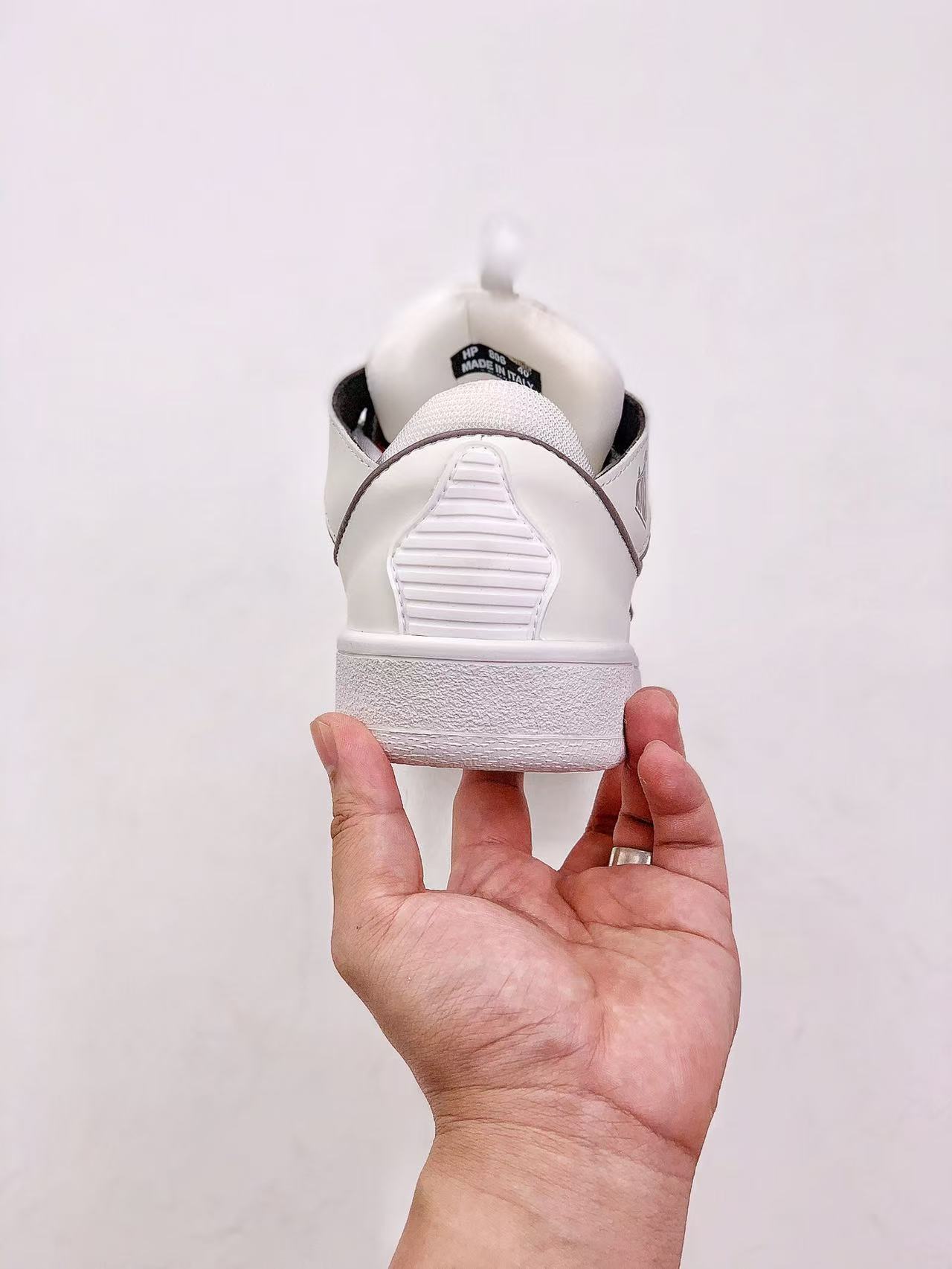 Lanvin Curb Sneakers White and Grey