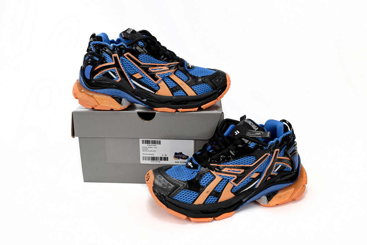 Balenciaga Runner Blue Yellow Black 677402 W3RB2 1120