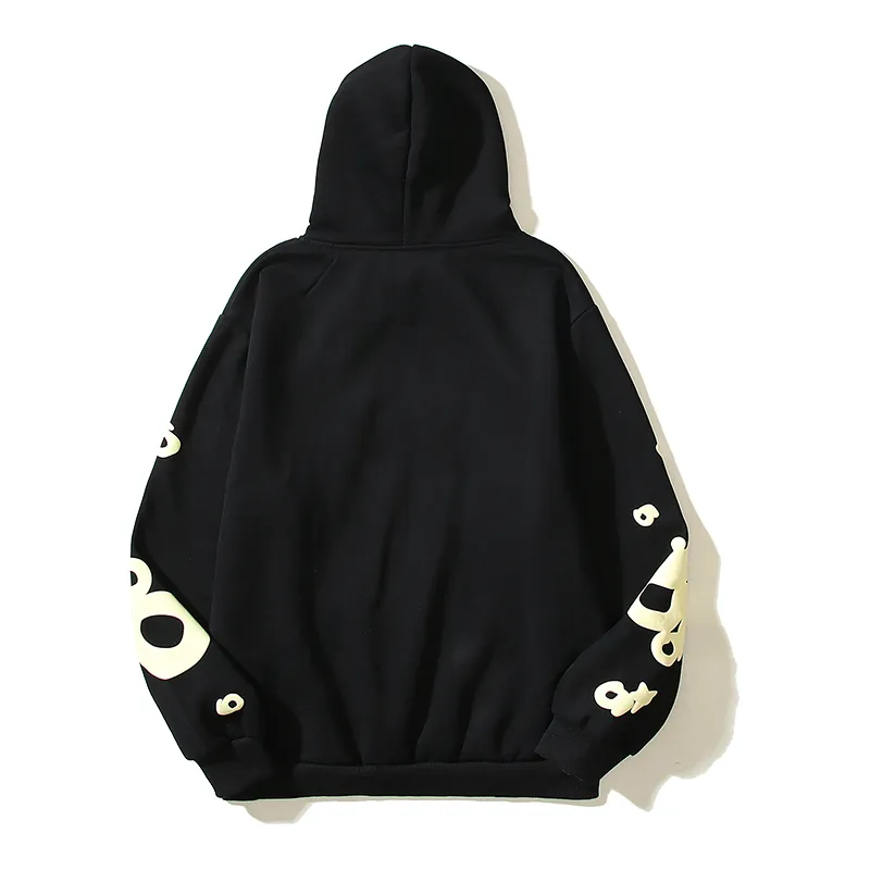 Sp5der Beluga Hoodie Blue and Black
