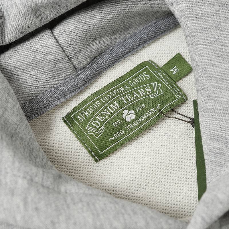 Denim Tears Cactus Tears Wreath Hoodie Grey