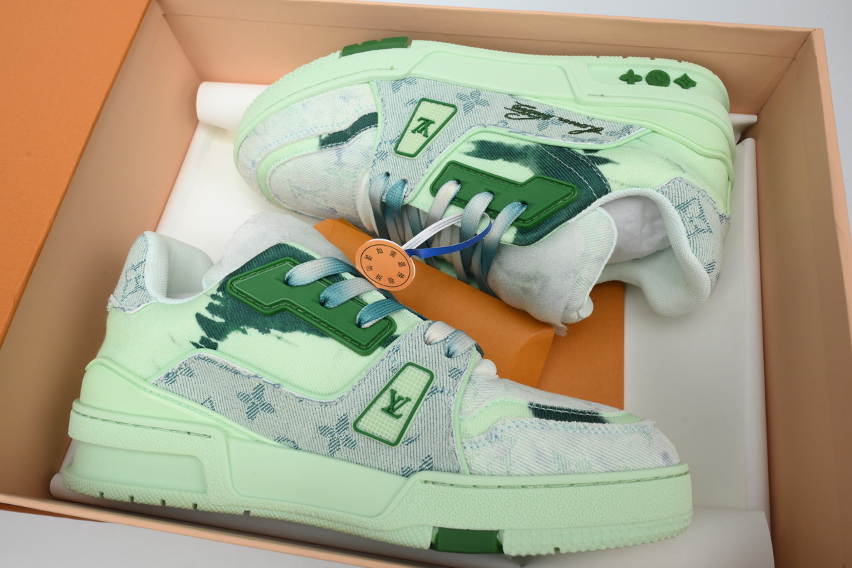 Louis Vuitton Trainer Golf Rendering Green
