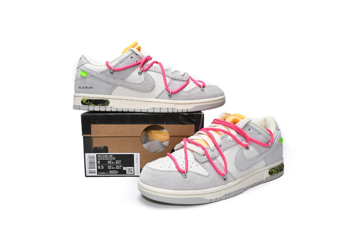 OFF WHITE x Nike Dunk SB Low The 50 NO.17 DJ0950-117