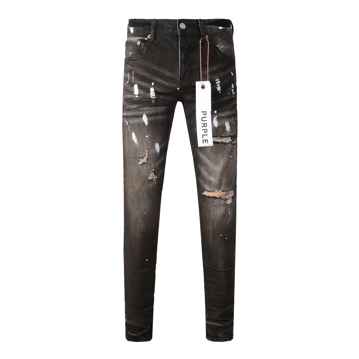 Purple Jeans Dark brown 018