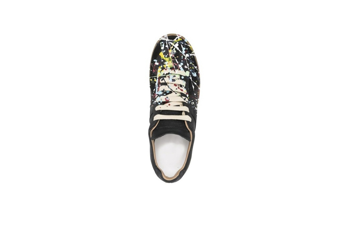Maison Margiela Paint Replica German Army Trainer (GAT) Black