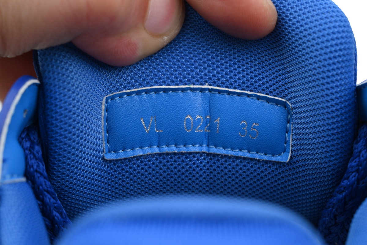 Louis Vuitton Trainer Maxi Blue Swarovksi Crystals