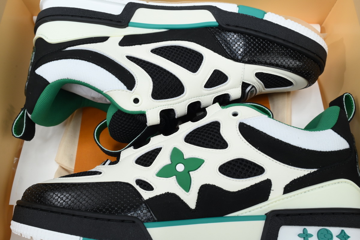 Louis Vuitton Skate Sneaker Green Black White