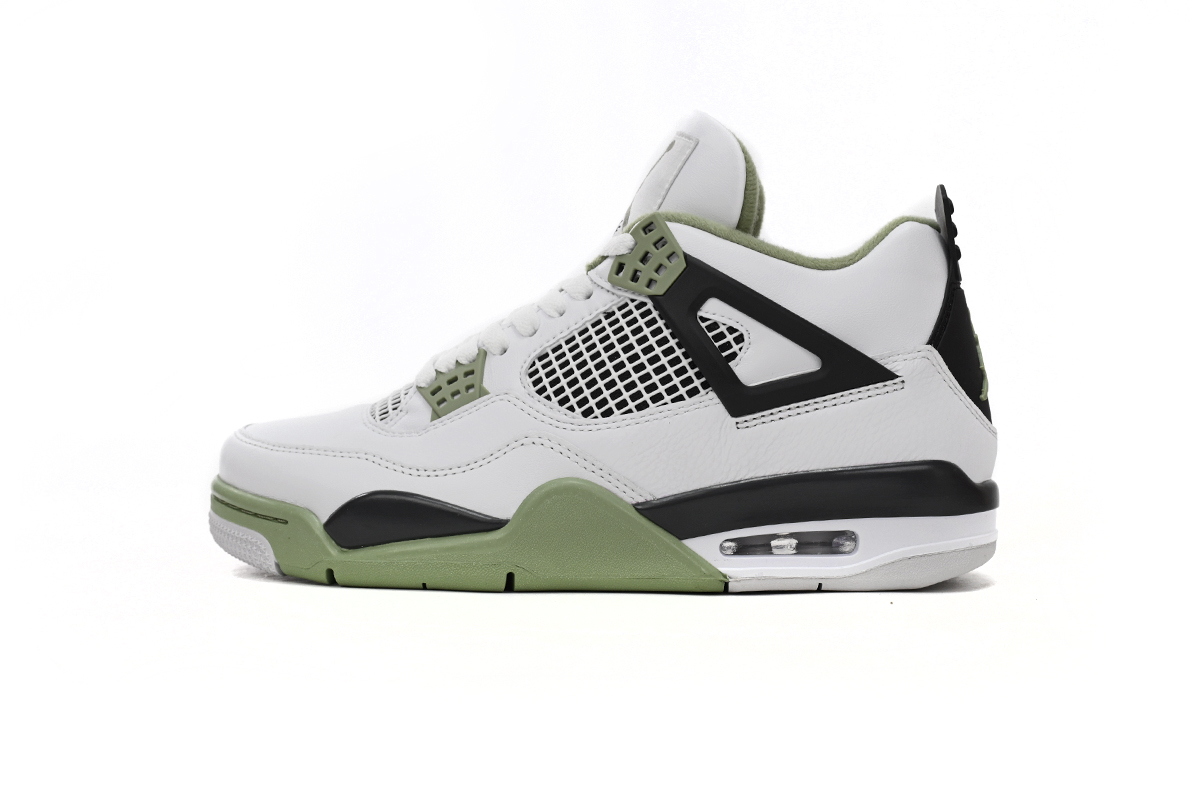 Air Jordan 4 WMNS Oil Green Seafoam (W) AQ9129-103